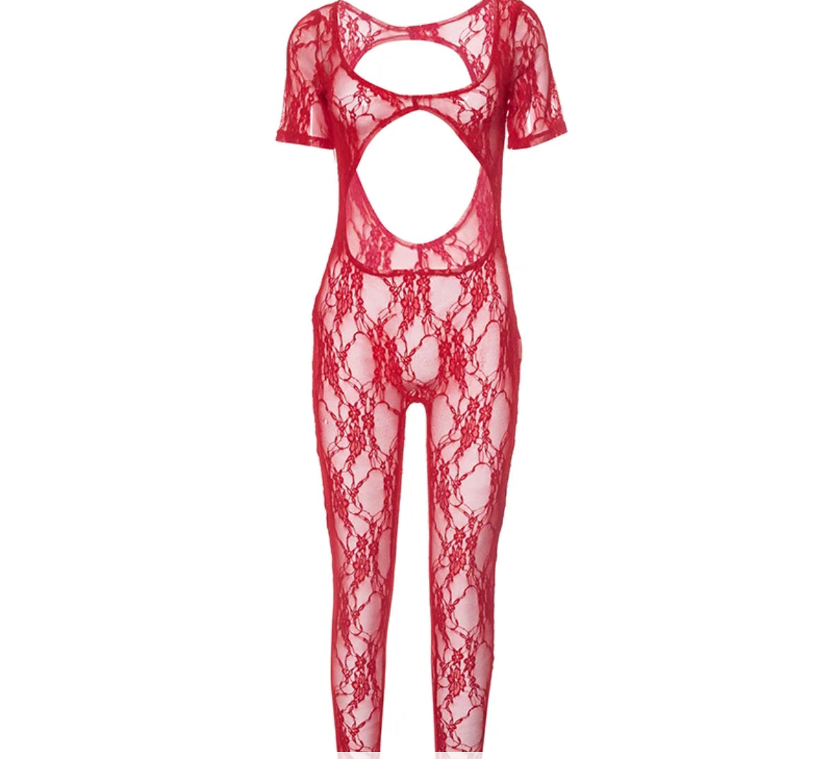 Mystery girl lace jumpsuit