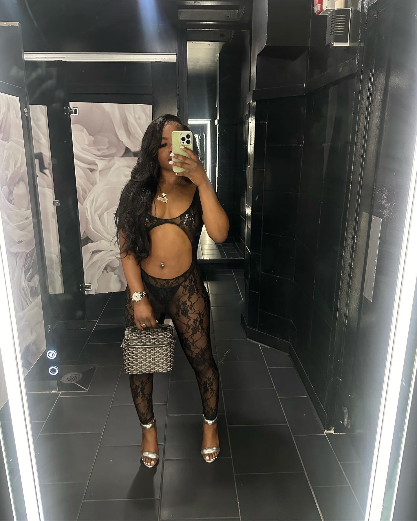 Mystery girl lace jumpsuit
