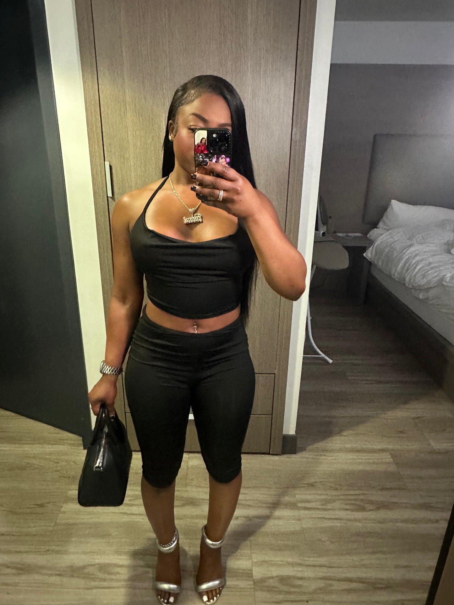 Sassy girl capri set