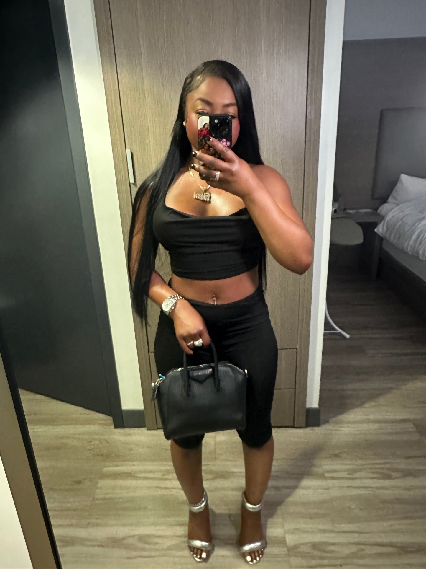 Sassy girl capri set