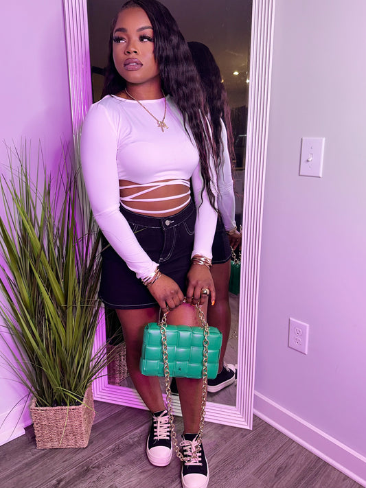 Demi denim skirt