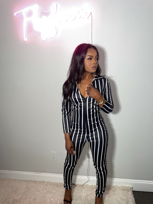 Stripes Earned Jumpsuit
